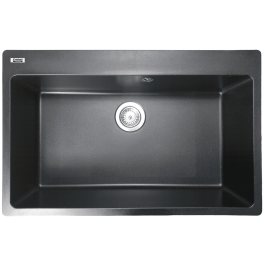 7850 negru metalic BOGEMA Chiuveta PREMIUM ELEFANT.