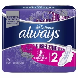 ALWAYS PLATINUM ABSORBANTE SUPER NR2 7BUC