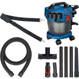 Bosch GAS 18V-10 L Premium (Solo) Aspirator 18V fara acumulator in set, 10L, 115mbari, umed si uscat + Set 4 roti