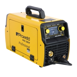 ProWELD MIG 200P Synergetic MIG/MAG functii puls simplu/dublu, DC normal, 2T/4T, mentinere automata, MMA, LiftTIG