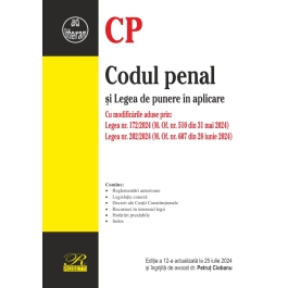 Codul penal si Legea de punere in aplicare - Petrut Ciobanu