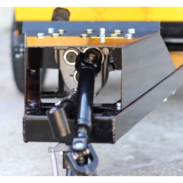 ProGARDEN Pachet Alpine RM500T Remorca cu tractiune 500kg, 1 osie, prindere bolt pentru motocultor, roti 19x7-8 si set manicoti Adaptiv 3 in 1 S