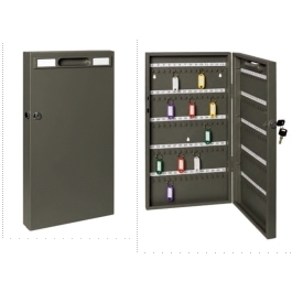 Panou metalic pentru 200 de chei, 270 x 680 x 52 mm, inchidere cu cheie, ALCO
