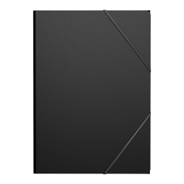 Mapa din plastic cu elastic, Memoris Precious, negru