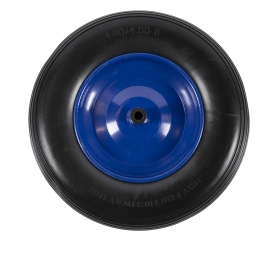 Roata roaba pentu ax subtire 400-8 SPUMA (albastra)