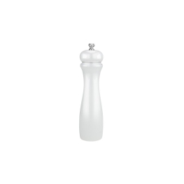 Rasnita sare/piper, lemn, culoare alba,  inaltime 250mm