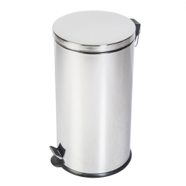 Cos inox cu pedala si galeata interioara, 40L