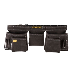 Stanley STST1-80113, curea cu buzunare din piele pentru unelte si scule, 48.6 x 6.8 x 8.9cm