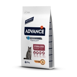 Hrana uscata Pisici Senior Sterilizat, 10+ani, 10 kg, Advance 
