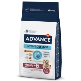 Hrana uscata Caini, 12 kg, Advance Maxi Senior Vitality