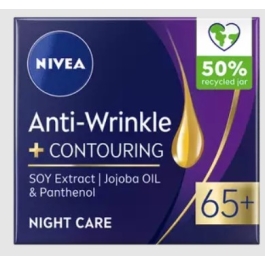 NIVEA CREMA DE NOAPTE 50ML ANTIRID 65+
