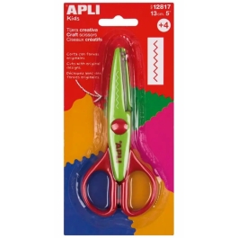 Foarfeca creativa Apli, verde, 13 cm, taiere in zig-zag ( AL002004 ) 