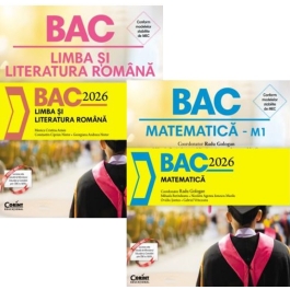 Pachet Bacalaureat 2026. Limba Romana si Matematica - Monica Cristina Anisie, Radu Gologan