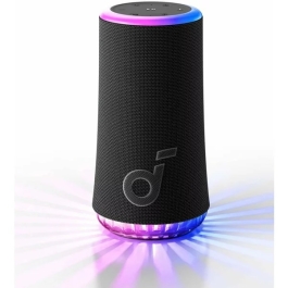 Boxa portabila wireless Anker SoundCore Glow, 30W, Autonomie 18H, Sunet 360°, IP67, Negru