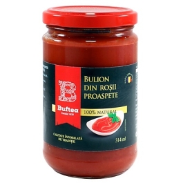 Bulion din rosii proaspete, 314 ml, Buftea