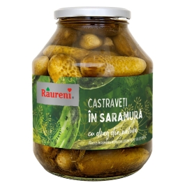 Castraveti in saramura, 1700 g, Raureni