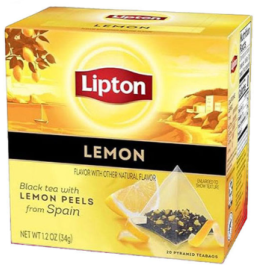 Ceai negru de lamaie 20 plicuri, Lipton