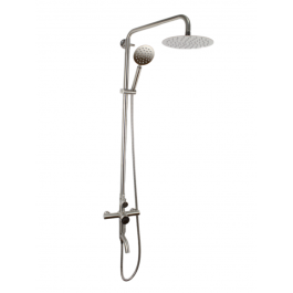 Coloana de dus Mixxus SUS-009-J, 120 cm + baterie si para, monocomanda, furtun flexibil