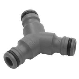 Conector 3 cuple, plastic, 3/4 - 1/2 inch, Gardena
