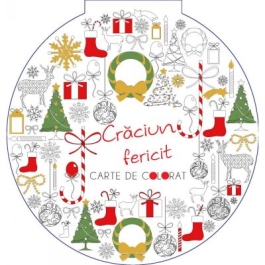 Craciun Fericit! Carte de colorat