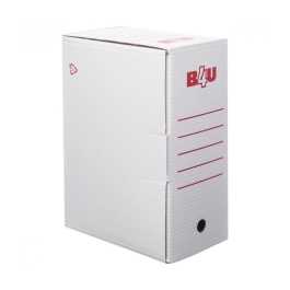 Cutie arhivare B4U 30265210, 15cm, carton, alb