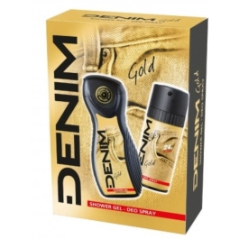 DENIM GOLD GEL DUS250+DEO SPRAY150 SET CADOU