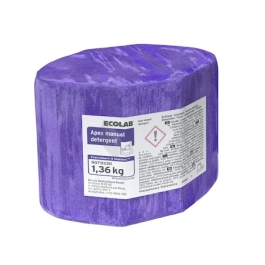 Detergent manual solid, 1.36 kg, Ecolab Apex