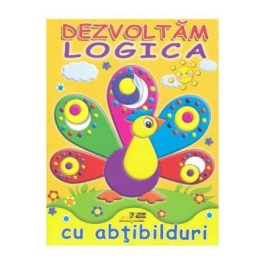 Dezvoltam logica cu abtibilduri: Paun