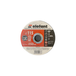 disc abraziv pentru metal+inox ELEFANT 115*1,2*22,23