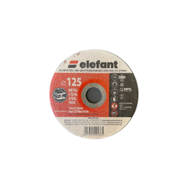 disc abraziv pentru metal+inox ELEFANT125*1,0*22,23
