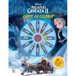 Disney. Regatul de gheata II. Carte de colorat. 12 creioane mici pentru maini de pitici - Disney