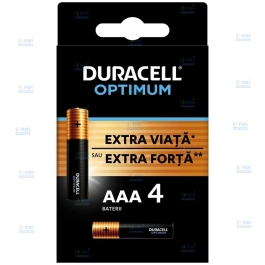 DURACELL OPTIMUM BATERII AAA 4BUC