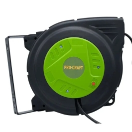 Cablu prelungitor cu tambur automat 25 metri PROCRAFT EK25N