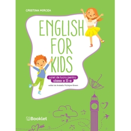 English for kids. Caiet de lucru pentru clasa a 2-a, editie alb-negru 2026 - Cristina Mircea