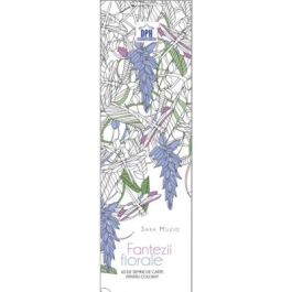 Fantezii florale. 60 de semne de carte pentru colorat
