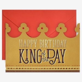 Felicitare King of the Day, Legami