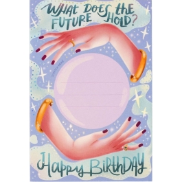 Felicitare Scratch to Reveal Crystal Ball, Legami