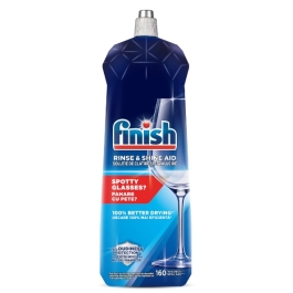 Finish Rinse Aid Solutie de clatire pentru masina de spalat vase, 160 spalari, 800 ml