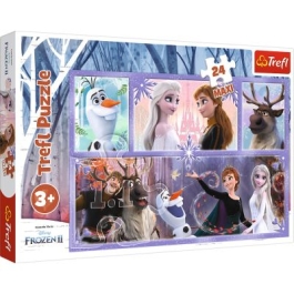 Puzzle Frozen 2 o lume magica