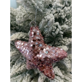 Glob steluta roz 12 cm Xmas, Prosper