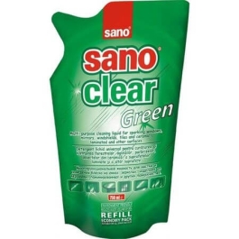 Sano Rezerva Solutie geamuri Clear Green, 750ml