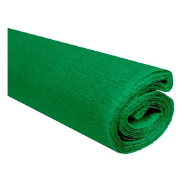 Hartie creponata Colorarte C32, 50x200cm, verde inchis, set 10 role