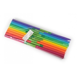 Hartie creponata Koh-i-noor K9755-38, 50x200cm, diverse culori, set 10 buc