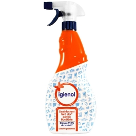 Igienol Biocid Dezinfectant suprafete bucatarie 750 ml, avizat Ministerul Sanatatii