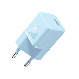 Incarcator retea Baseus GaN5 Mini, 20W, USB-C, Fast Charger Albastru