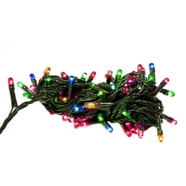 Instalatie Pom Craciun, 140 Becuri Led, Multicolora