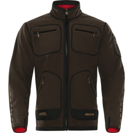 Jacheta Fleece Vanatoare Kamko Brown/Red Harkila