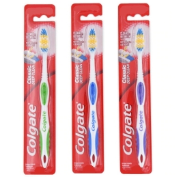 Pachet Periuta de dinti Classic x3, Clean Hard, Colgate