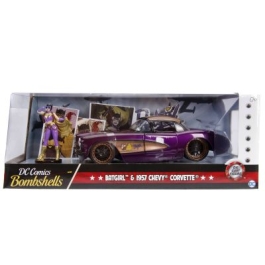 Masina Chevy Corvette 1957 - DC Comics Bombshells, JadaToys