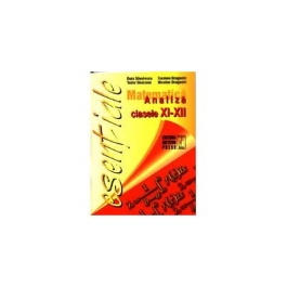 Matematica. Analiza clasele XI-XII - Doru Savulescu